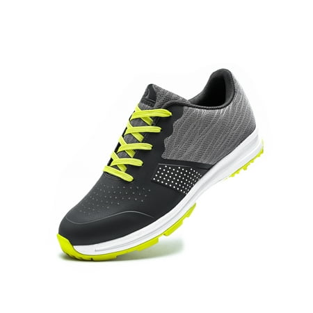 

Crocowalk Men s Golf Shoes Mesh Breathable Walking Sport Sneakers Green