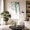 thumbnail image 2 of Canvas Wall Art, Green Eucalyptus Framed Canvas Prints for Bedroom Dining Room, Weeping Botanical Leaf Watercolor Oversized Gallery Wrapped Wall Decor for Home Office, Gifts, 20"x40" Ship Next Day, 2 of 9