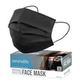 thumbnail image 5 of SereneLife 50 Pack Disposable Face Masks, 3-Ply Breathable Non-Woven Fabric with Comfortable Earloops, Lightweight Daily Use Protective Masks for Adults (Black), 5 of 5