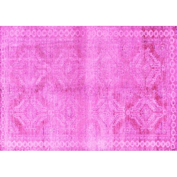 Ahgly Company Indoor Rectangle Persian Pink Traditional Area Rugs, 2' x 4'