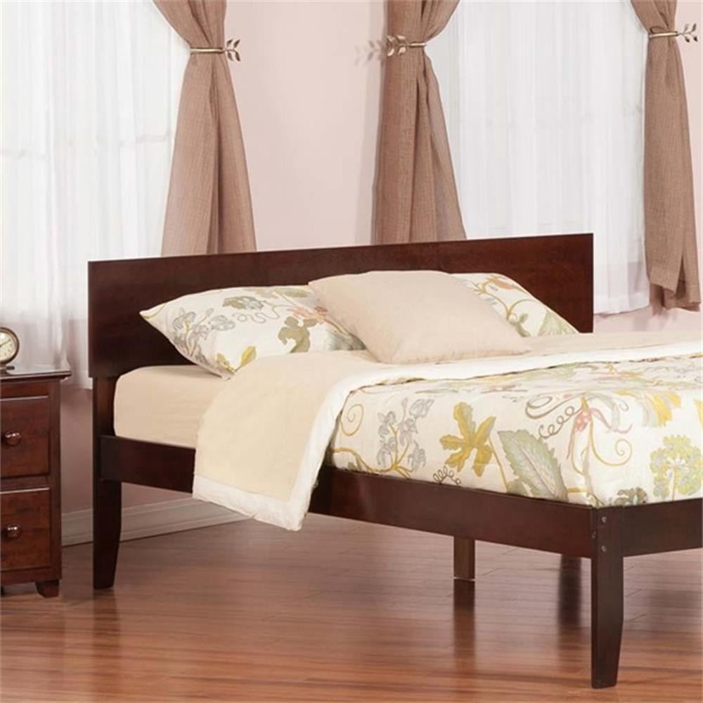 Leo & Lacey Contemporary King Modern Wood Panel Headboard in Walnut