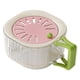 thumbnail image 2 of Cesta de drenaje de frutas apilable, colador, organizador de almacenamiento con ventilación ajustable para Rosa, 2 of 9