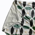 thumbnail image 2 of Simply Daisy Geometric Fleece Throw Blanket, Pepper, Small Throw, 2 of 4