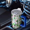 thumbnail image 6 of Multicolor Christmas Tree Pattern Tumbler with Handle and Lid,40oz Double Wall Vacuum Insulated Tumbler,Cups Gift for Women and Men, 6 of 7