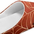 thumbnail image 6 of Psesaysky Halloween Slippers for Women Indoor Spider Web Orange House Slippers Closed Toe Design Lightweight Sole Bedroom Shoes, Size 10.5-11.5, 6 of 7