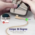 thumbnail image 4 of Cargador OCEEK para iPhone 3, cable Lightning de 3 m, trenzado de nailon, 4 of 6