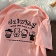 thumbnail image 5 of Hello Kitty-Camiseta de algodón de manga corta para niños, Top holgado de media manga para estudiantes y niñas, 5 of 5
