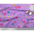 thumbnail image 3 of Soimoi Silk Fabric Artistic Flower Decor Fabric Printed Yard 42 Inch Wide, 3 of 3