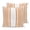 Orange,White, variant on Pillow Covers 20x20 Set of 2, Black Striped Throw Pillow Covers Decorative Couch Cushion Cover, Farmhouse Thin Vertical Stripes Modern Microfiber Soft Square Pillowcases for Bedroom Living Room Sofa