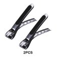 thumbnail image 4 of Billuyoard Clip aislado para elevador de platos resistente al calor, 2 piezas, para un Clip para platos seguro y cómodo integrado en resorte Cocina y Comedor Negro Con almohadilla de silicona, 4 of 6