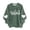 Army Green A, variant on Women's Mama Printed Crewneck Sweatshirt Long Sleeve Drop Shoulder Heart Graphic Casual Loose Fit Tops (XL, Army Green)