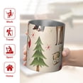 thumbnail image 5 of 12oz Coffee Tumblers Beige Christmas Santa and Animal Pattern Stainless Steel Vacuum Insulated Travel Tumbler Coffee Cups Mug with Lid and Straw with Cleaning Brush for Cold & Hot Drinks, 5 of 5