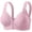 Light Purple, variant on Women's Front Closure Plunge Bras Adjustable Band No Underwire Full Coverage Everyday Bralettes Beige 46