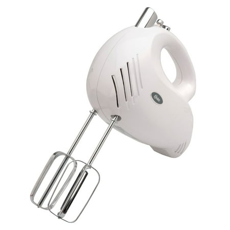 Oster 5-Speed Hand Mixer, White (Best Hand Mixer For Cookie Dough)