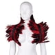 thumbnail image 4 of Chal de plumas para mujer, estilo gótico, punk, de fantasía, para cosplay, chal de plumas naturales, accesorios para disfraces de Halloween, 4 of 5