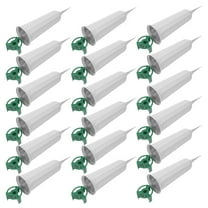 TABLZONE Plastic Grave Vase Set with Cone Design, Cemetery Memorial Floral Holder for Outdoor Garden Decoration