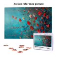 thumbnail image 6 of 1000 PCS Oil Painting Flower Clusters 1000 Piece Puzzle For Adults,Unique And Beautiful Design,Creative Activity Hobbies For Adults,Vintage Flower Clusters Wooden Puzzle As Home Decor, 6 of 6
