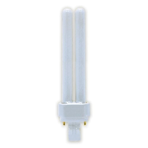 GE Lighting 97600 18-Watt CFL Plug-In Double Biax Ecolux T4 Light Bulb, 1-Pack