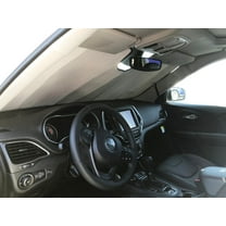HeatShield, The Original Windshield Sun Shade, Custom-Fit for Jeep Cherokee SUV w/ Technology Group Package 2019, 2020, 2021, Silver Series