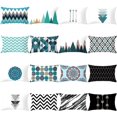 thumbnail image 4 of CNKOO Geometric Circle Triangle Wave Pillow Case Cushion Cover Sofa Bed Car Cafe Decor, 4 of 12