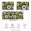 thumbnail image 2 of Yayeee Pillowcase Queen Size Set of 2 Satin Wrinkle Resistant Pillow Case, Green Flower Pattern, 2 of 8