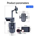 thumbnail image 5 of Aumotop Car cup holder,With Rotation Mobile Base Auto Seat Adjustable Base Cup With Auto Seat (size Rotation Mobile Adjustable Car Cup L) Rusuo Car With Adjustable With Mount And S) Mewmewcat 4 In 1, 5 of 5