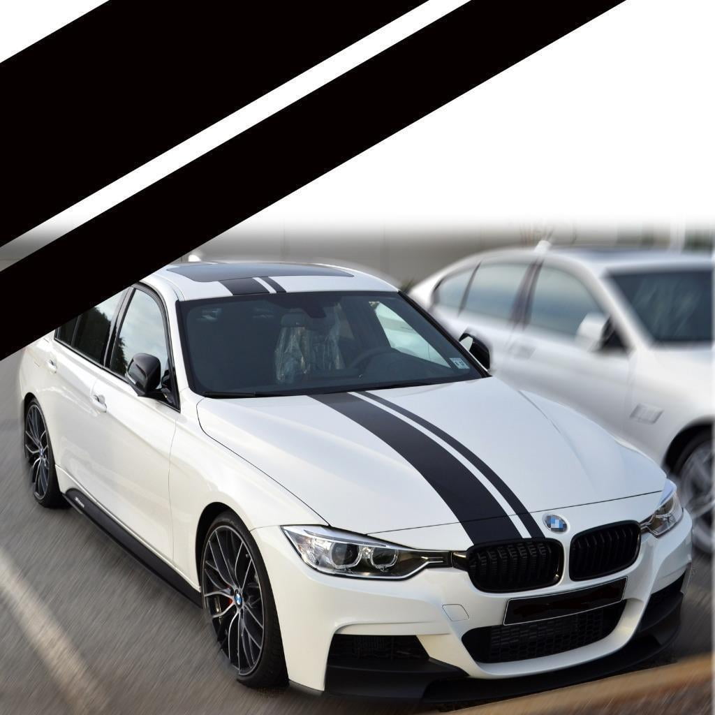 2pcs for BMW Decoration Sticker - M-color Tricolor Sporty Stripe with