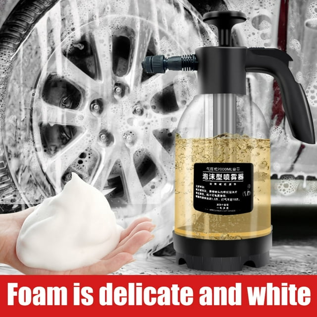 Rociador De Espuma Para Coche, Rociador Para Lavado De Coches, Limpiador De Espuma Para Coche, 2L, Rociador De Espuma Para Lavado De Coches, Cañón De Espuma, Manguera De Jardín, ANGGREK Car Foam Sprayer