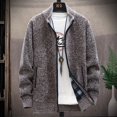 thumbnail image 3 of Suéter de hombre, cárdigan, abrigo de invierno, más suéter de terciopelo, suéter de abrigo, abrigo de otoño, marea, 3 of 5