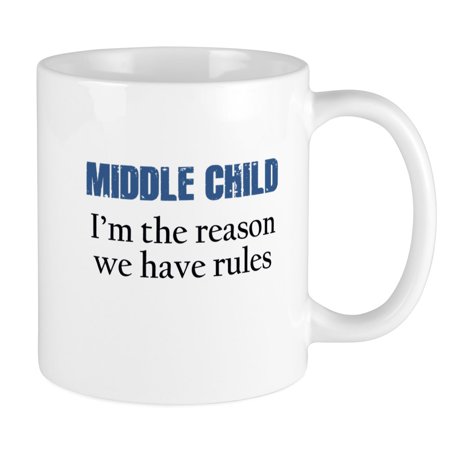 

CafePress - MIDDLE CHILD Mugs - Ceramic Coffee Tea Novelty Mug Cup 11 oz