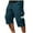 Dark Blue, variant on Chiccall Mens Hiking Shorts with Pockets Elastic Waist Drastring Cargo Shorts Quick Dry Summer Beach Shorts Brown XL