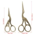thumbnail image 4 of Stork Shape Sewing Scissors, Crane Design Tailor Scissors, Steel Shears Embroidery Scissors, For Craft For Sew, 4 of 8