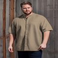 thumbnail image 2 of Chemise Classique à Manches Courtes pour Hommes Grande Taille Confort Signature Flex, 2 of 6