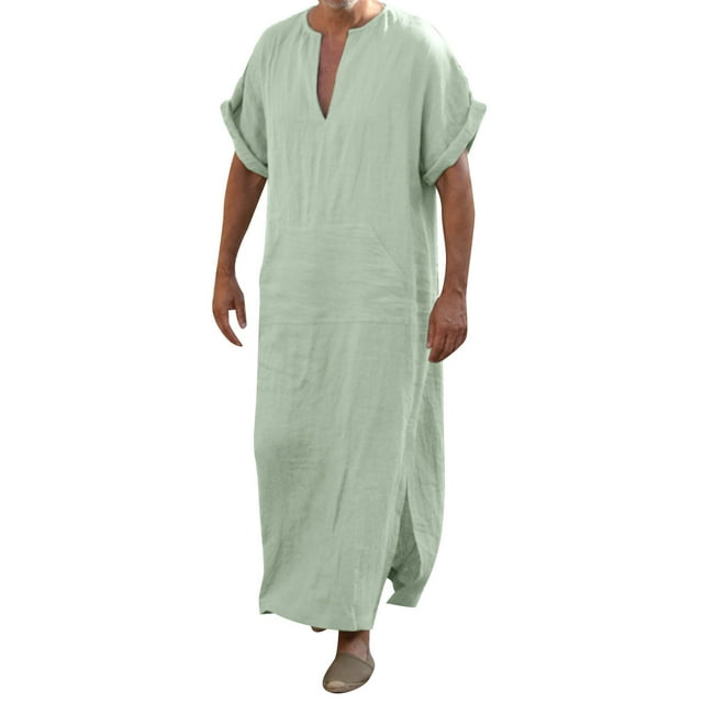 SHIXIAOO Mens Casual Fashion V Neck Short Sleeve Robe Jacket Shirts Men Mens Colla Shirts Short Sleeve 60s Shirts Men Zippe Shirt Mens Small T Shirts Long Sleeve Mens Embroide Shirts Men Mens Crotch