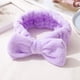 thumbnail image 5 of Diadema de maquillaje con banda para el cabello con lavado de cara de vellón de coral europeo y americano, linda diadema de peluche para niña, regalo, lazo para el cabello, 5 of 6