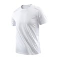 thumbnail image 4 of Akiihool Men T Shirts Cotton Mens Casual Short Sleeve T Shirts Blended Soft Lightweight Crew Neck(White,XL), 4 of 6