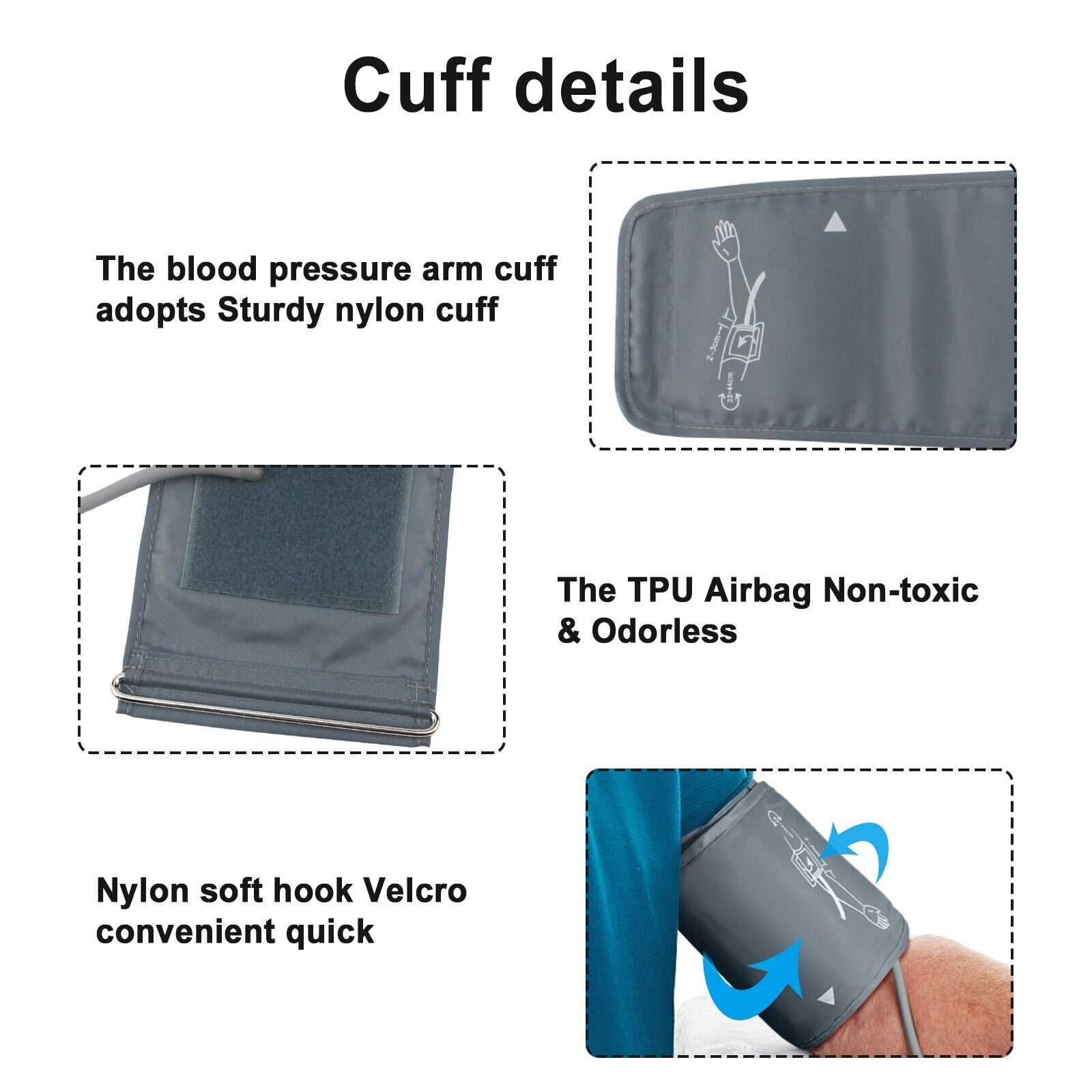 Extra Large Blood Pressure Cuff, 8.6- 12.5 (22-42CM) L Replacement