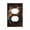 Duplex, variant on Fire King Tiger Face Art Single Gang Wall Plate 1 Gang Decorative Electrical Outlet Light Switch Cover Switchplate