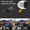 thumbnail image 4 of Hobby Fans RC Radio System 4CH 2.4G RC Transmitter with Receiver and Lanyard Anti-Jamming Remote Controller for RC Car Crawler Boat, Blue, 4 of 5