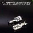 thumbnail image 4 of 100 Sets Crimp Terminal Male Spade Connector Crimp Female Spade Terminal Kit for Audio-System, 4 of 5