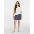 thumbnail image 3 of Joyspun Women's Woven Pajama Boxer Shorts, 3'' Inseam, Sizes XS-3X, 3 of 7