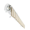 thumbnail image 3 of Awntech 12 Ft California Medium Duty Manual Retractable Patio Fixed Awning (144in x 7.88in x 120in), Linen/White Stripe, 3 of 5