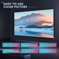 thumbnail image 2 of Projector Screen for Home Theater HD White Foldable Anti-Crease ,Wrinkle-Free, 2 of 6