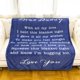 thumbnail image 3 of LHSHID Gifts for Dad Father''s Day Birthday Christmas Throw Blanket I Love You My Dad Ultra Soft Micro Fleece Blankets Soft Bedding Sofa 60x80in, 3 of 4