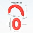 thumbnail image 2 of Yucurem Silicone Headphone Case Earpads Headbeam Cover for Momentum 4 (Red), 2 of 10