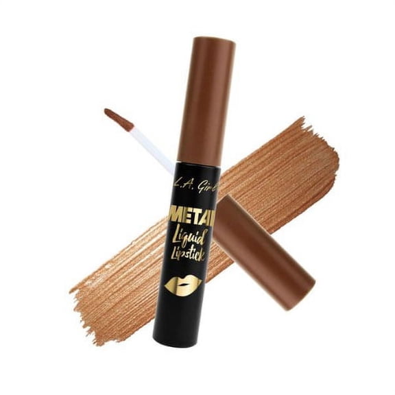 LA Girl Metal Liquid Lipstick - Option: GML852 Satin Gold