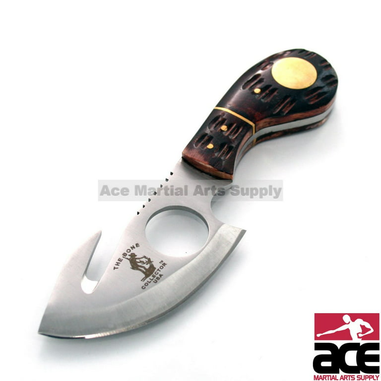 7 BONE COLLECTOR FIXED BLADE GUT HOOK SKINNING KNIFE Hunting