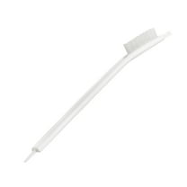 1Pcs Multi-Surface Cleaning Brush | White Plastic Scrub Brush for Juicers, Toasters & Small Crevices | 10.23" Ergonomic Handle for Electronics & Soy Milk Makers