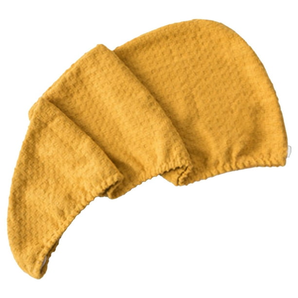 Toalla de microfibra para el cabello, toalla de microfibra para el cabello, turbante absorbente y de secado rápido para mujeres