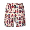 thumbnail image 4 of Lsque Mens Swim Trunks Rocket Pattern Pattern - Bathing Suit Compression Liner - Beach Swim Shorts Swimwear - (S-3XL) - Stretch Quick Dry -X-Large, 4 of 9